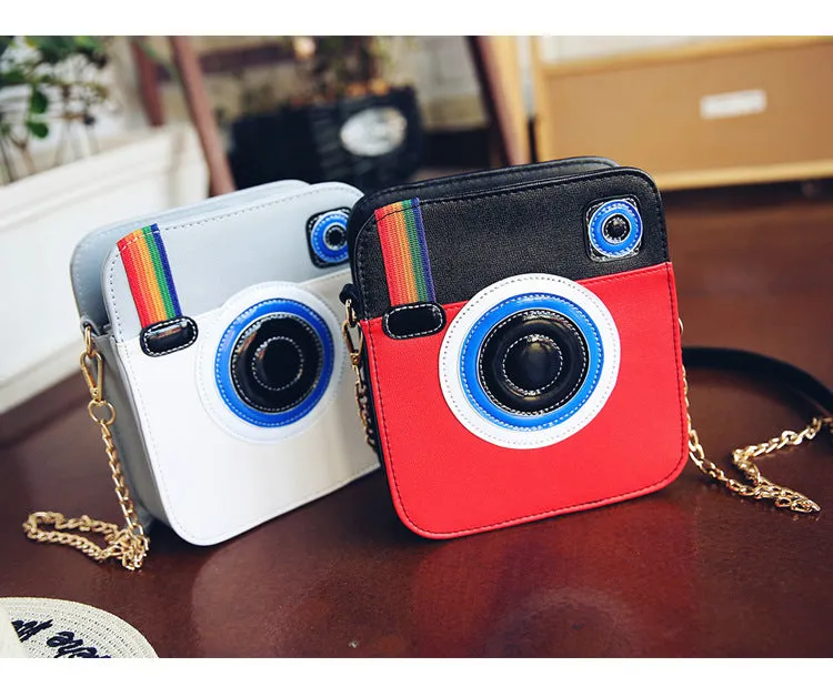 3D camera design chain handbag