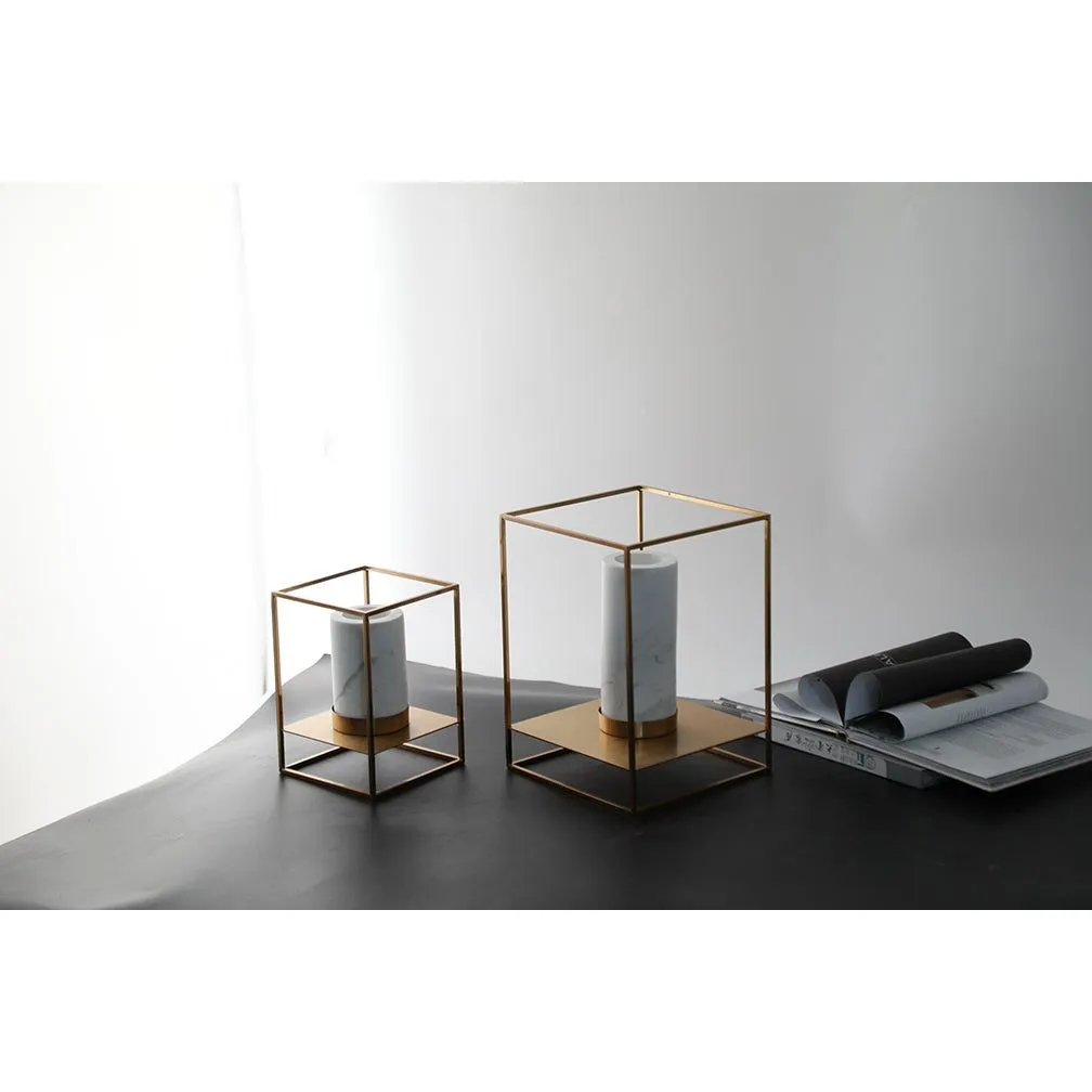 DECORATIVE CANDLE HOLDER - SET OF TWO