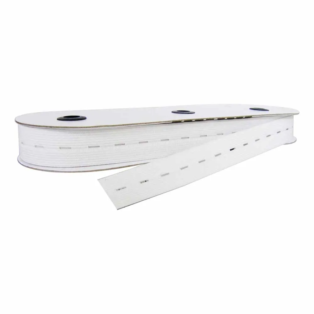 UNIQUE Buttonhole Elastic 25mm - White